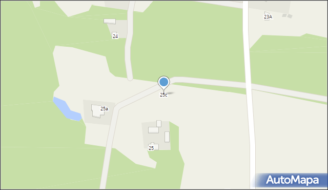 Korczew, Korczew, 25c, mapa Korczew