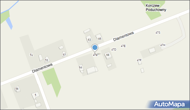 Korczew, Korczew, 47a, mapa Korczew