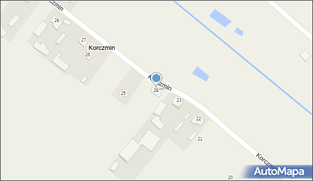 Korczmin, Korczmin, 24, mapa Korczmin