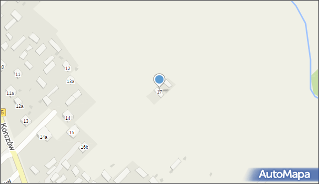 Korczów, Korczów, 17, mapa Korczów