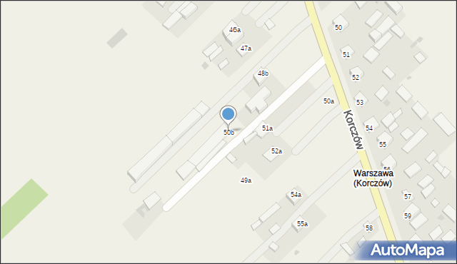 Korczów, Korczów, 50b, mapa Korczów