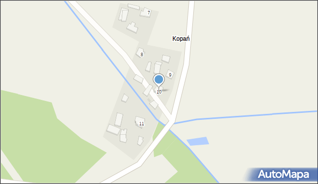 Korczowa, Korczowa, 10, mapa Korczowa