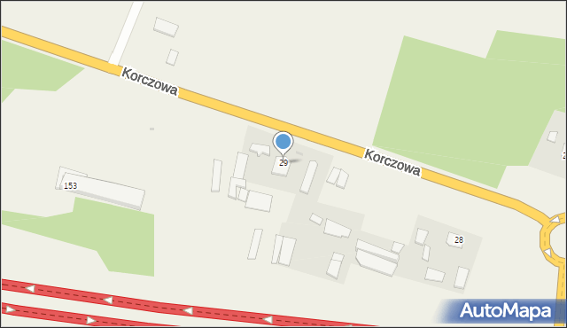 Korczowa, Korczowa, 29, mapa Korczowa