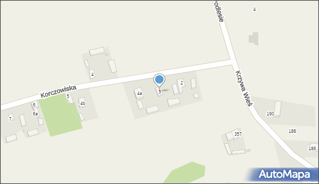 Korczowiska, Korczowiska, 3, mapa Korczowiska