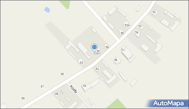 Korczówka, Korczówka, 61, mapa Korczówka