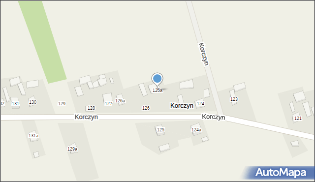 Korczyn, Korczyn, 125a, mapa Korczyn
