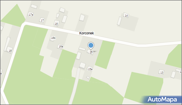 Korczyn, Korczyn, 15, mapa Korczyn