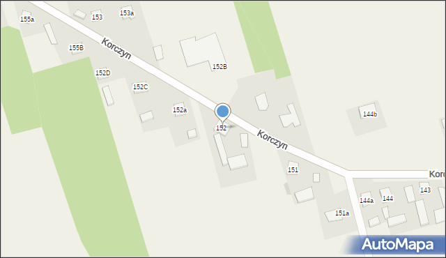 Korczyn, Korczyn, 152, mapa Korczyn