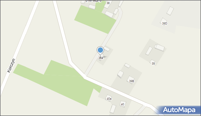 Korczyn, Korczyn, 38a, mapa Korczyn
