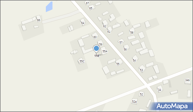 Korczyn, Korczyn, 55B, mapa Korczyn