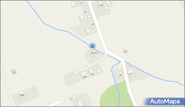 Korczyna, Korczyna, 222, mapa Korczyna