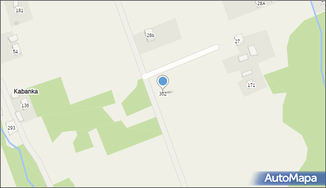 Korczyna, Korczyna, 302, mapa Korczyna