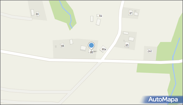 Korczyna, Korczyna, 86, mapa Korczyna