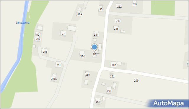 Korczyna, Korczyna, 96, mapa Korczyna