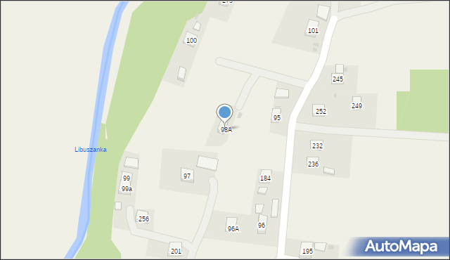 Korczyna, Korczyna, 98A, mapa Korczyna