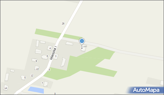 Kordowo, Kordowo, 1, mapa Kordowo