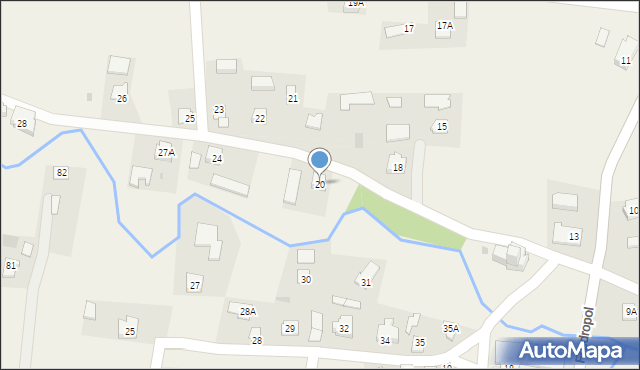 Kormanice, Kormanice, 20, mapa Kormanice