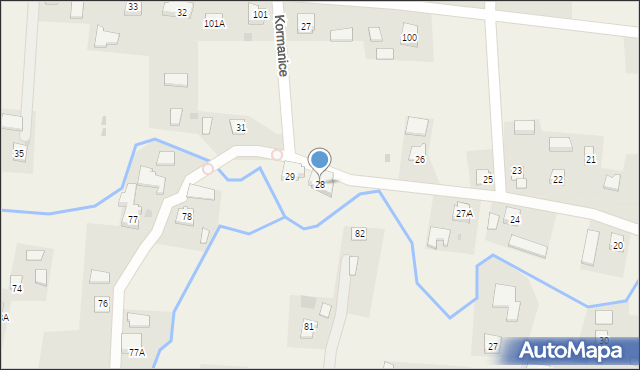 Kormanice, Kormanice, 28, mapa Kormanice