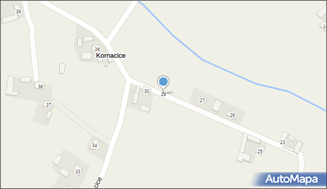 Kornacice, Kornacice, 29, mapa Kornacice