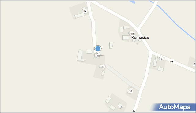 Kornacice, Kornacice, 38, mapa Kornacice