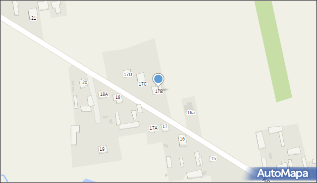 Kornaciska, Kornaciska, 17B, mapa Kornaciska