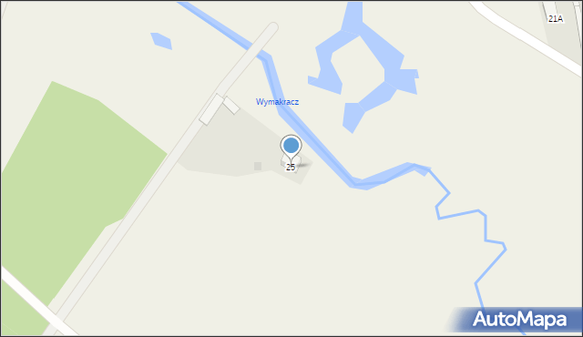 Kornaciska, Kornaciska, 25, mapa Kornaciska