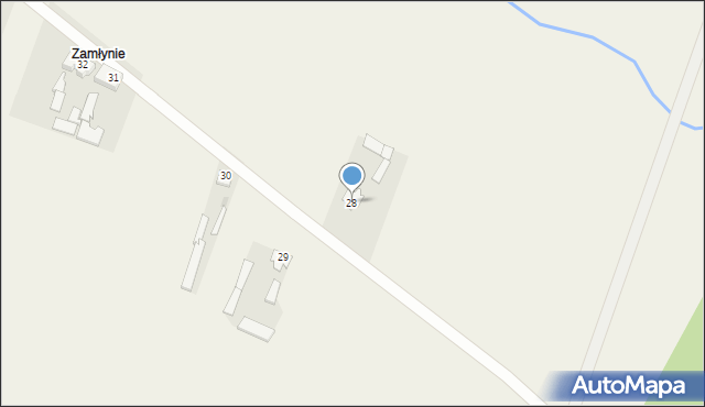 Kornaciska, Kornaciska, 28, mapa Kornaciska