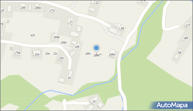 Kornatka, Kornatka, 166b, mapa Kornatka