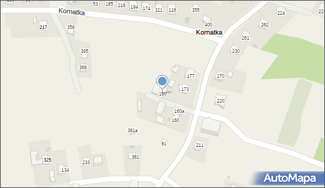 Kornatka, Kornatka, 190, mapa Kornatka