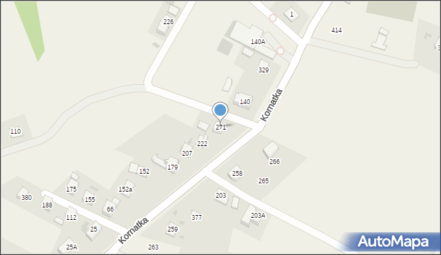 Kornatka, Kornatka, 271, mapa Kornatka