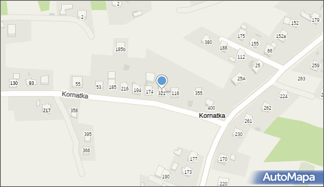 Kornatka, Kornatka, 321, mapa Kornatka