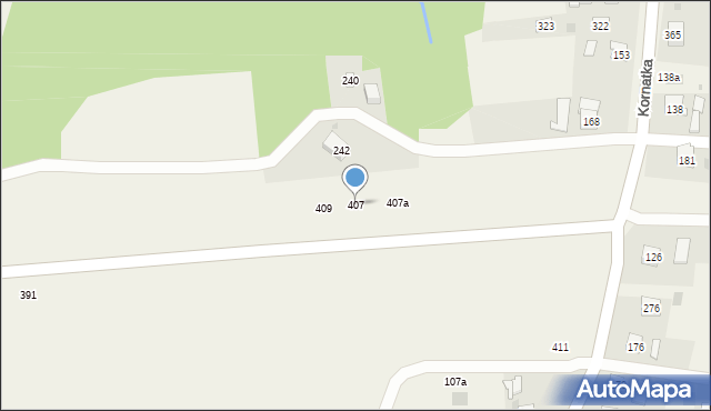 Kornatka, Kornatka, 407, mapa Kornatka