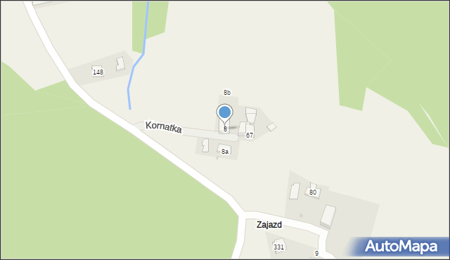 Kornatka, Kornatka, 8, mapa Kornatka