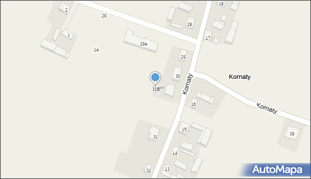 Kornaty, Kornaty, 31a, mapa Kornaty