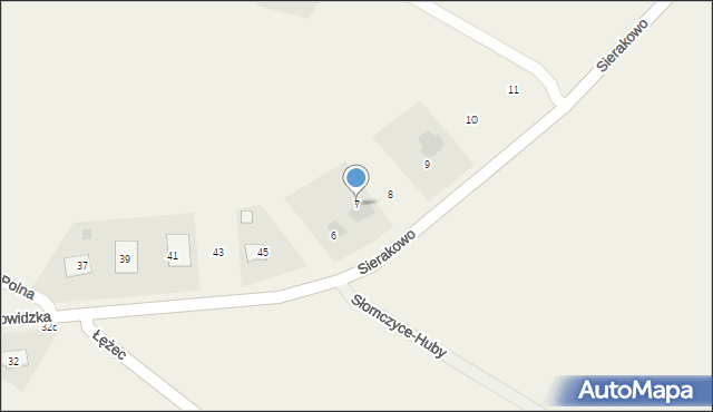 Kornaty-Huby, Kornaty-Huby, 7, mapa Kornaty-Huby