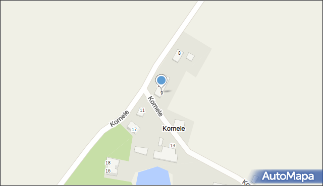 Kornele, Kornele, 9, mapa Kornele