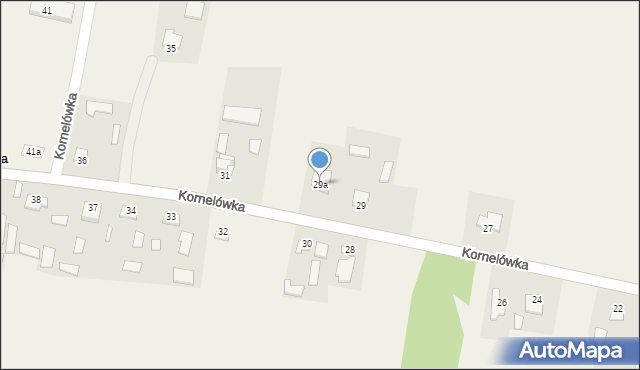 Kornelówka, Kornelówka, 29a, mapa Kornelówka