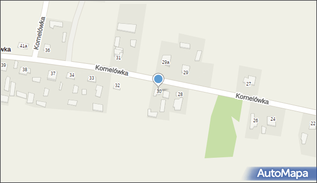 Kornelówka, Kornelówka, 30, mapa Kornelówka