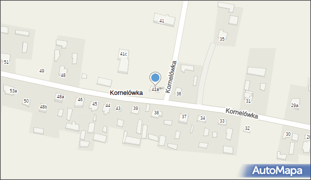 Kornelówka, Kornelówka, 41a, mapa Kornelówka