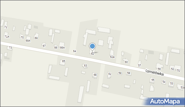 Kornelówka, Kornelówka, 62, mapa Kornelówka