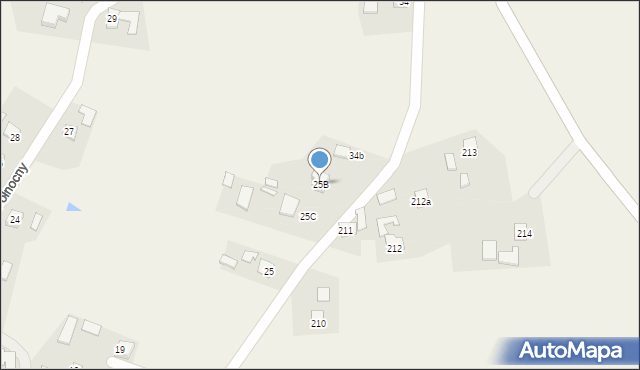 Korniaktów Północny, Korniaktów Północny, 25B, mapa Korniaktów Północny