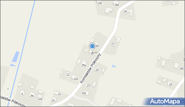 Korniaktów Północny, Korniaktów Północny, 26, mapa Korniaktów Północny