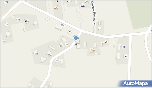 Korniaktów Północny, Korniaktów Północny, 31, mapa Korniaktów Północny