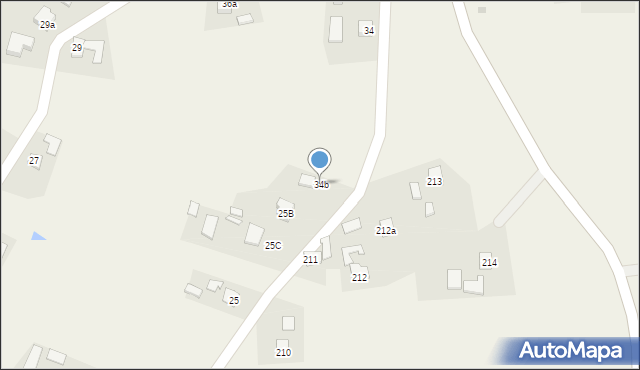 Korniaktów Północny, Korniaktów Północny, 34b, mapa Korniaktów Północny