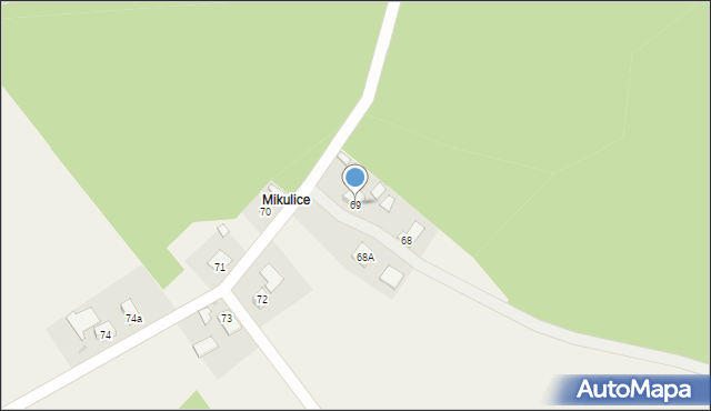 Korniaktów Północny, Korniaktów Północny, 69, mapa Korniaktów Północny