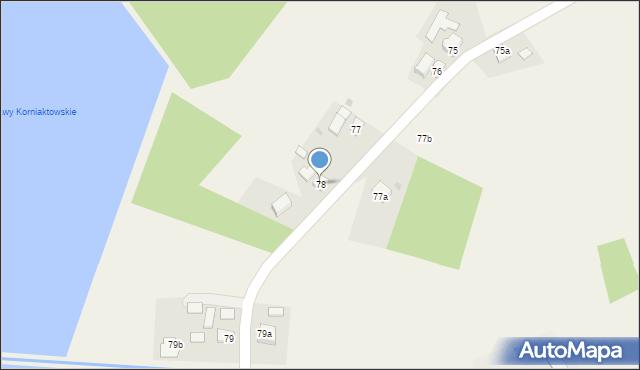 Korniaktów Północny, Korniaktów Północny, 78, mapa Korniaktów Północny