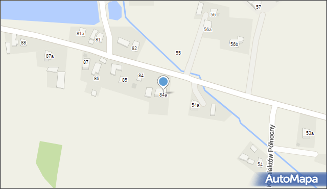 Korniaktów Północny, Korniaktów Północny, 84a, mapa Korniaktów Północny