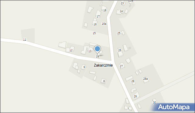 Korniaktów Południowy, Korniaktów Południowy, 14, mapa Korniaktów Południowy