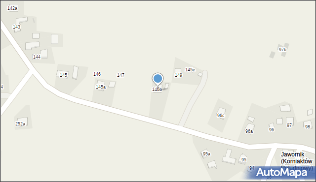 Korniaktów Południowy, Korniaktów Południowy, 148, mapa Korniaktów Południowy