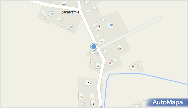 Korniaktów Południowy, Korniaktów Południowy, 7, mapa Korniaktów Południowy